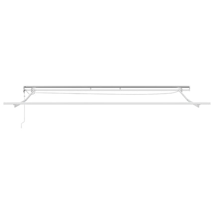Utfällbar markis Orange och Brunt 450 × 350 cm