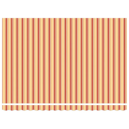 Markis tyg Gul och Orange 450 × 350 cm Polyester