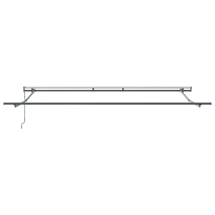 Utfällbar markis Flerfärgsdesign 450 × 350 cm Duk och Aluminium