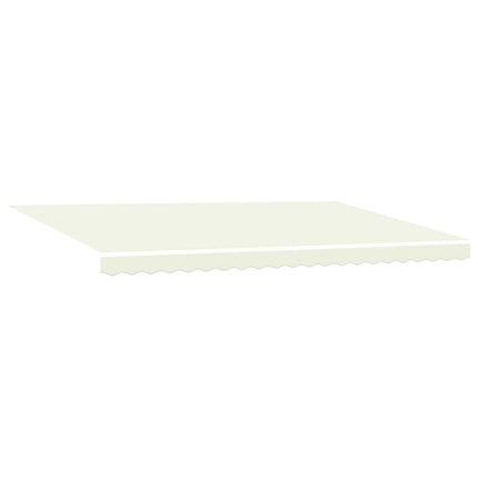 Markisram Kräm 500 × 300 cm Polyester med PU-beläggning