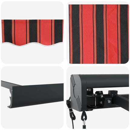 Markis Orange och Brunt 500 x 300 x 165 cm
