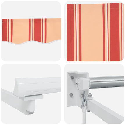 Markis Gul och Orange 500 x 300 x 165 cm Polyester och metall