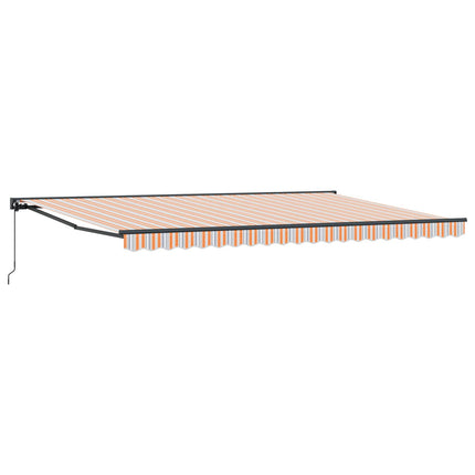 Markisram Blå och Orange 500 × 300 cm
