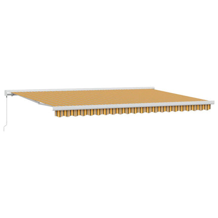 Utfällbar markis Flerfärgsdesign 500 × 300 cm Tyg och Metall