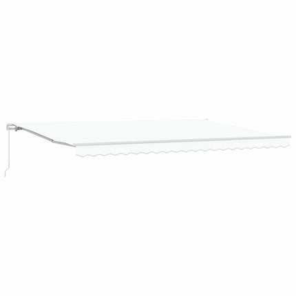 Markis Vit 500 x 300 x 165 cm Polyester och metall