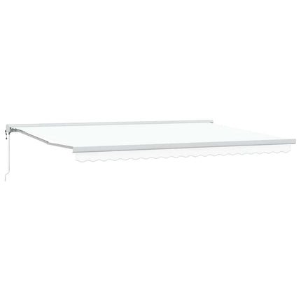 Markis Vit 500 x 300 x 165 cm Polyester och aluminium