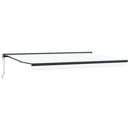 Markis Vit 500 x 300 x 165 cm Polyester och aluminium