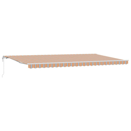 Elektrisk Retraktabel Markis Flerfärgsdesign 600 × 300 cm