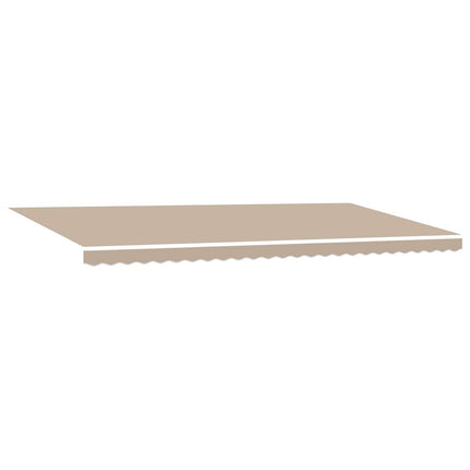 Utdragbar markis Beige 600 × 300 cm Polyester