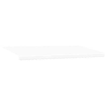 Markis tyg Vit 600 × 300 cm Polyester