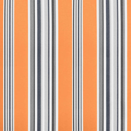 Utdragbar markis Flerfärgsdesign 600 × 350 cm Duk och Aluminium