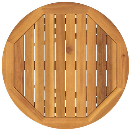 Trädgårds Bistro Set 3 pcs Brun Massivt Akaciaträ