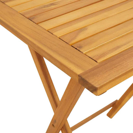 Trädgårds Bistro Set 3 pcs Brun Massivt Akaciaträ