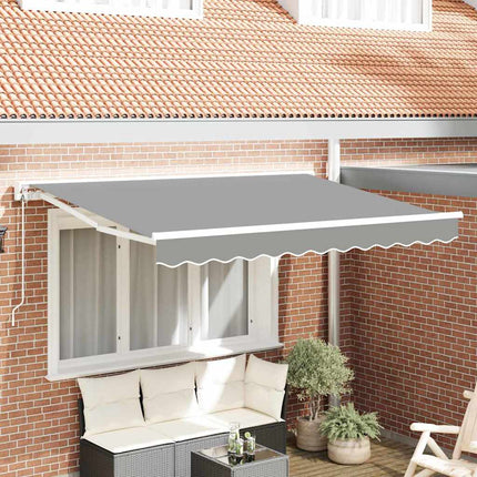 Markisram Justerbar Vit 2,5 x 2 m Stål