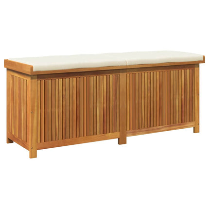 Kuddlåda utomhus 150x50x60,5 cm massivt trä akacia