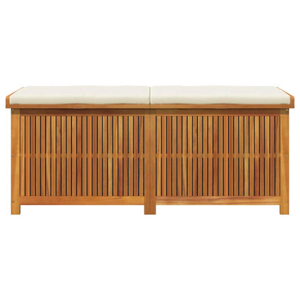 Kuddlåda utomhus 150x50x60,5 cm massivt trä akacia