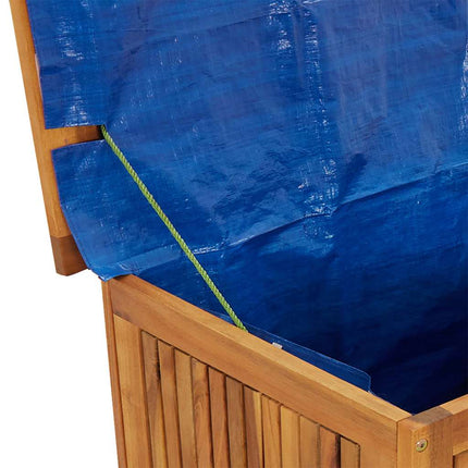 Kuddlåda utomhus 90x50x60,5 cm massivt trä akacia