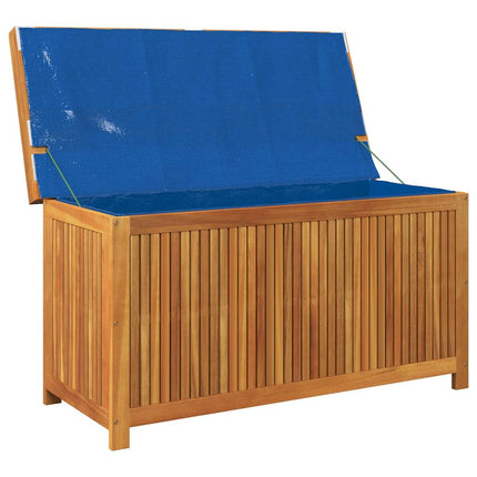 Kuddlåda utomhus 113x50x60,5 cm massivt trä akacia
