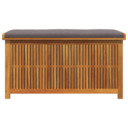 Kuddlåda utomhus 113x50x60,5 cm massivt trä akacia