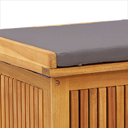 Kuddlåda utomhus 113x50x60,5 cm massivt trä akacia