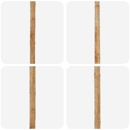 Trädgårdsparasol Krämvit Ø 217 x 230 cm Bambu
