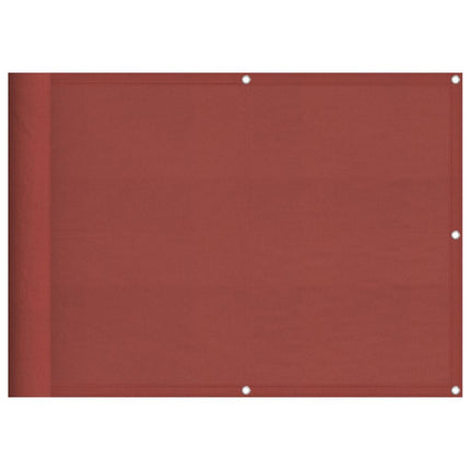 Balkongskärm terrakotta 75x800 cm 100% polyester oxford