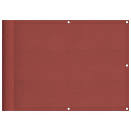 Balkongskärm terrakotta 75x1000 cm 100% polyester oxford