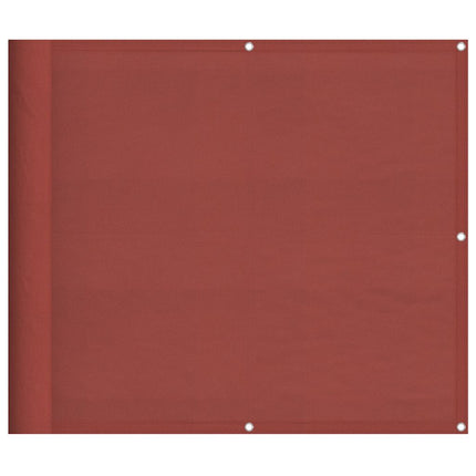 Balkongskärm terrakotta 90x700 cm 100% polyester oxford