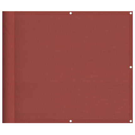 Balkongskärm terrakotta 90x1000 cm 100% polyester oxford