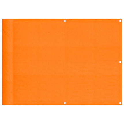 Balkongskärm orange 75x800 cm 100% polyester Oxford