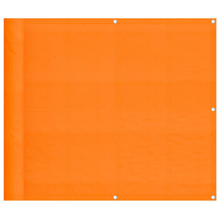 Balkongskärm orange 90x800 cm 100% polyester Oxford