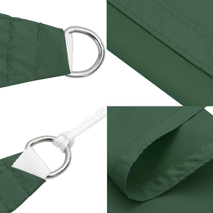 Solskydd segel mörkgrönt 2x2x2 m 100% polyester oxford