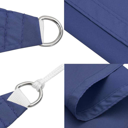 Solskydd segel blå 7x5x5 m 100% polyester Oxford
