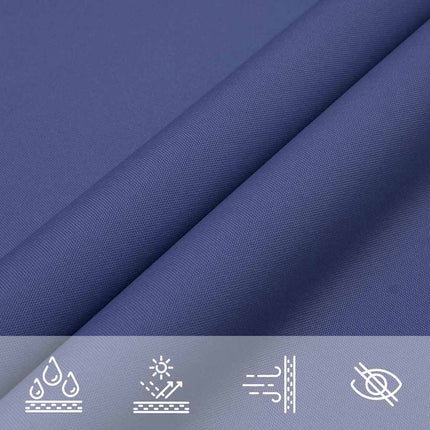Solskydd segel blå 7x5x5 m 100% polyester Oxford