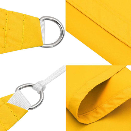 Solskydd segel gult 2x2x2 m 100% polyester oxford