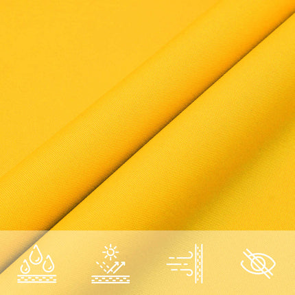Solskydd segel gul 7x5x5 m 100% polyester Oxford