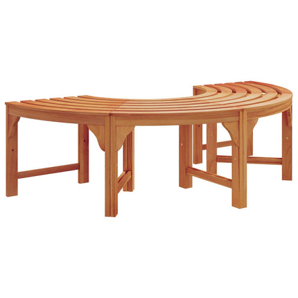 Trädbänk 2 pcs Naturfärg 160 x 80 x 45cm Massiv Eukalyptus Trä