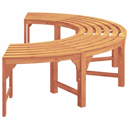 Trädbänk 2 pcs Naturfärg 160 x 80 x 45cm Massiv Eukalyptus Trä