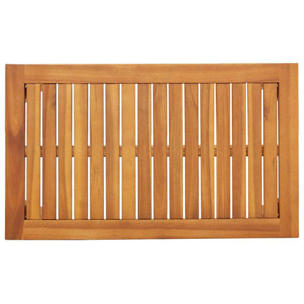 Trädgårdsoffset 4 pcs Brun 120 x 65,5 x 79 cm Massivt Akaciaträ