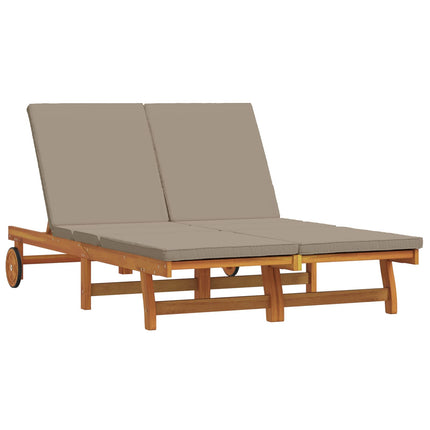 Solstol Brun 125 x 200 x 84 cm Massivt Akaciaträ