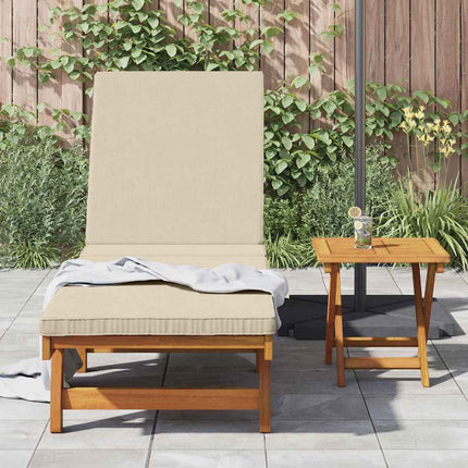 Solstol Reclining 1-person 2 pcs Brun Massivt Akaciaträ