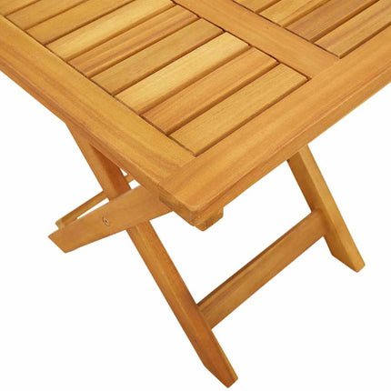 Solstol Reclining 2-person 3 pcs Brun Massivt Akaciaträ