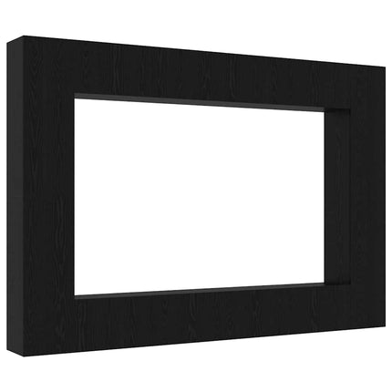 TV-bänkset 8 pcs Svart Ek 100 x 30 x 30 cm Konstruerat trä