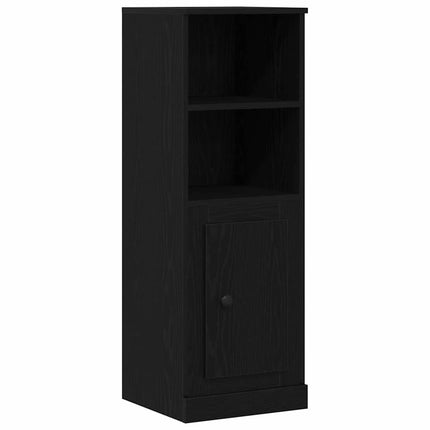 Skåp Svart Ek 132 x 35,5 x 103,5 cm Konstruerat trä
