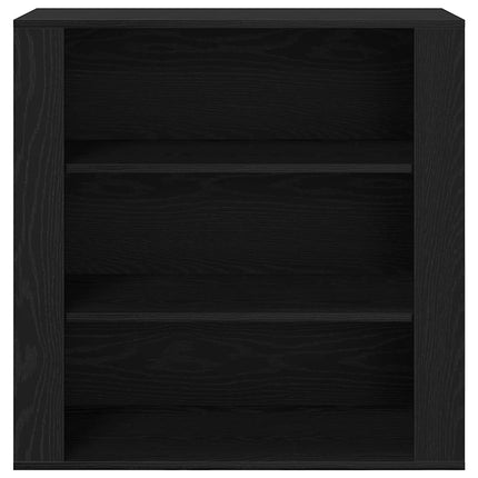 Skåp Svart Ek 80 x 33 x 150 cm Konstruerat trä
