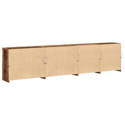 LED-sido bord Gammalt trä 283 x 37 x 67 cm Konstruerat trä