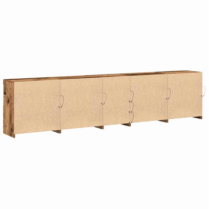 LED-sido bord Gammalt trä 283 x 37 x 67 cm Konstruerat trä