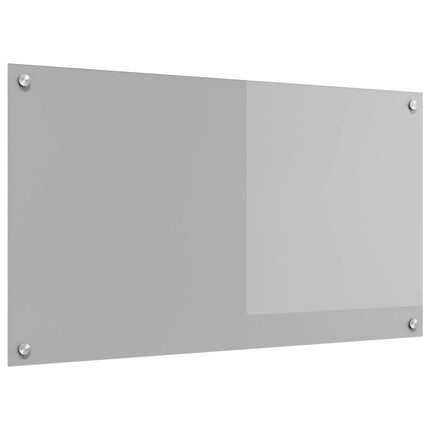 Köksskydd Ljusgrå 90 x 50 cm härdat glas