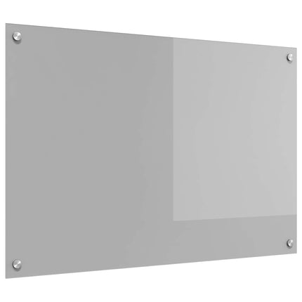 Köksskydd Ljusgrå 90 x 60 cm härdat glas