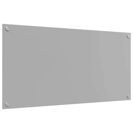 Köksskydd Ljusgrå 100 x 50 cm härdat glas